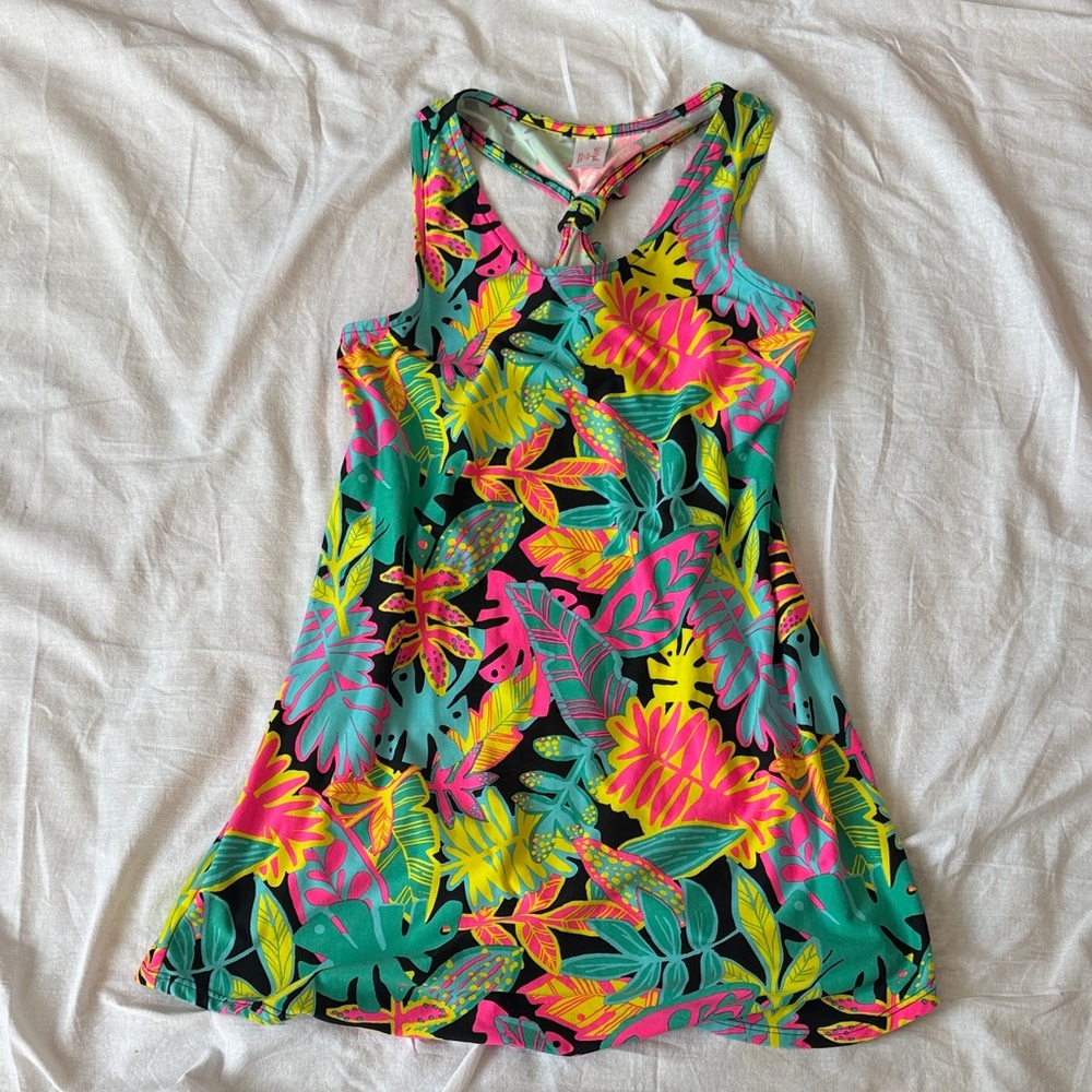 Cat & Jack Colorful Leaf Print Top